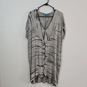 River + Sky Brooklyn Dress Gray and Black Womens Medium